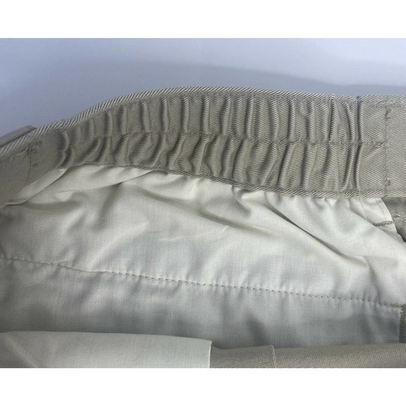 Cutter & Buck King James Men's Twill Microfiber Pleated Shorts Khaki Size 50B - Picture 5 of 9